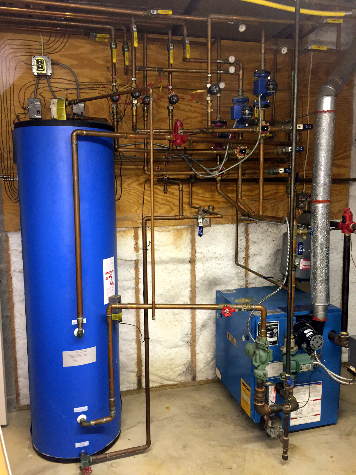 Hydronic Heating systems. (hot water)